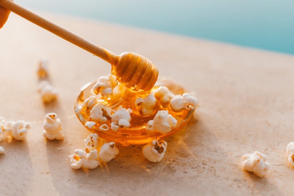 Popcorn in Honey